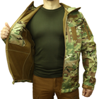 Куртка тактическая Soft Shell демисезонная размер L мультикам - изображение 2