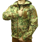 Куртка тактична Soft Shell демісезонна розмір ХL мультикам - зображення 4