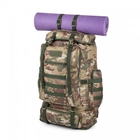 Большой тактический военный рюкзак, объем 100 литров. Цвет піксель мультикам. - изображение 5