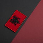 Набір шевронів 2 шт на липучці Прапор Албанії, вишитий патч нашивка 5х8 см - зображення 8