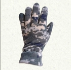 Тактические флисовые перчатки - Пиксель - р.XL - изображение 3