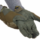 Тактичні рукавички із закритими пальцями Military Rangers BC-9875 розмір L оливковий - зображення 4