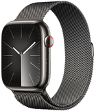 Смарт-годинник Apple Watch Series 9 GPS + Cellular 45mm Graphite Stainless Steel Case with Graphite Milanese Loop (MRMX3) - зображення 1