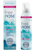Płyn do nosa Ysana Free Nose Strong Hypertonic SeaWater 120 ml (8436542624183) - obraz 1