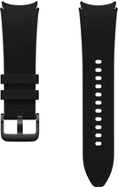 Pasek Samsung Hybrid Eco-Leather Band (S/M) dla Galaxy Watch 4/4 Classic/5/5 Pro/6/6 Classic Black (ET-SHR95SBEGEU) - obraz 1