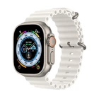 Силіконовий рифлений ремінець Ocean для Apple Watch 42/44/45/49 mm Білий