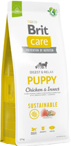 Корм для цуценят Brit Care Dog Sustainable Puppy з куркою та комахами