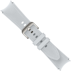 Ремінець Samsung Hybrid Eco-Leather Band (S/M) для Samsung Galaxy Watch 4/4 Classic/5/5 Pro/6/6 Classic Silver (ET-SHR95SSEGEU) - зображення 4