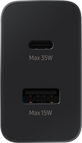 Мережевий зарядний пристрій Samsung PD 35 W USB-C Black (EP-TA220NBEGEU) - зображення 3