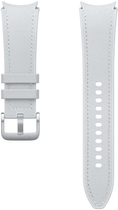 Ремінець Samsung Hybrid Eco-Leather Band (M/L) для Samsung Galaxy Watch 4/4 Classic/5/5 Pro/6/6 Classic Silver (ET-SHR96LSEGEU) - зображення 1