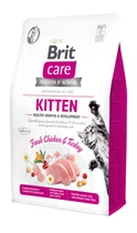 Сухой корм для котят Brit Care Cat GF Kitten Growth & Developmen для здорового роста и развития