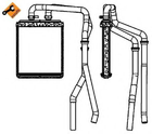 Радіатор пічки NRF (54218)