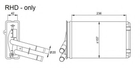Радиатор печки NRF (54302)