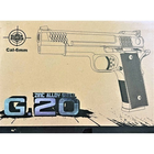 Страйкбольный пистолет Galaxy G20 Browning HP металл черный - изображение 3