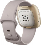 Smartwatch Fitbit Sense Lunar White / Soft Gold (FB512GLWT) - obraz 3