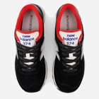 Жіночі кросівки New Balance 574 WL574WG2 41 (9.5US) 26.5 см Чорні (196307182874) - зображення 4