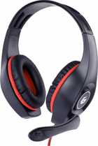 Навушники Gembird GHS-05-R Black-Red - зображення 1