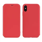 Чехол книга HOCO Colorful series liquid silicone для iPhone XS Max TPU Red