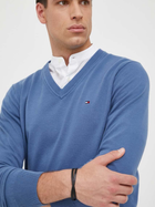 Пуловер чоловічий Tommy Hilfiger Regular Fit MW0MW22349 S Синій (8720643110622) - зображення 4