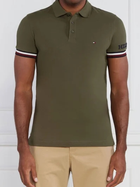 Koszulka polo męska Tommy Hilfiger Slim Fit MW0MW31549 S Khaki (8720644202395)