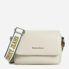 Torebka listonoszka damska Tommy Hilfiger Tjw City Girl Flap Crossover AW0AW14965 Bleached Stone (8720644246207)