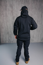 Куртка чоловіча тактична Soft Shell демісезонна ДСНС Водонепроникна ТЕМНО СИНІЙ S - зображення 5