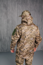 Водонепроникна Куртка піксель чоловіча тактична Soft shell демісезонна (на блискавці з капюшоном) XL - зображення 8