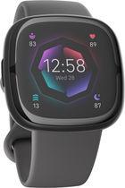 Смарт-годинник Fitbit Sense 2 Shadow Grey/Graphite (FB521BKGB) - зображення 2