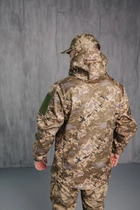 Водонепроникна Куртка Піксель чоловіча тактична Soft shell демісезонна (на блискавці з капюшоном) M - зображення 13