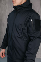 Куртка чоловіча тактична Soft Shell демісезонна ДСНС Водонепроникна ТЕМНО СИНІЙ 3XL - зображення 4