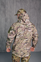 Куртка Soft shell чоловіча мультикам Водонепроникна тактична Розмір M - зображення 4