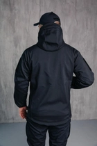 Куртка чоловіча тактична Soft Shell демісезонна ДСНС Водонепроникна ТЕМНО СИНІЙ M - зображення 7