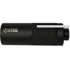 Глушник Steel TACTICAL для калібру 7.62 різблення 14х1Lh - 110мм. Колір: Чорний, ST100000.01.23 - изображение 3