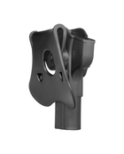 Тактична пластикова кобура Amomax для пістолета Токарєва ТТ. Колір: Чорний, AM-T33 - зображення 4