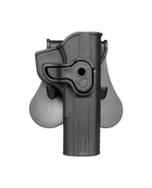 Тактична пластикова кобура Amomax для пістолета Токарєва ТТ. Колір: Чорний, AM-T33 - изображение 6