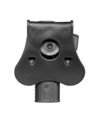 Тактична пластикова кобура Amomax для пістолета Токарєва ТТ. Колір: Чорний, AM-T33 - зображення 10