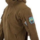 Кофта Alpha Hoodie Tactical Jacket - Grid Fleece Helikon-Tex Coyote XL - изображение 4