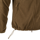Кофта Alpha Hoodie Tactical Jacket - Grid Fleece Helikon-Tex Coyote XL - изображение 6