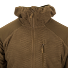 Кофта Alpha Hoodie Tactical Jacket - Grid Fleece Helikon-Tex Coyote XL - изображение 10