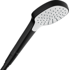 Ручна лійка для душу HANSGROHE Croma Select E EcoSmart 1jet матовий чорний/білий 26815670