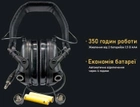 Навушники тактичні активні захисні Earmor EM-M32-Mark3-FG IP67 Olive Mil-Std - зображення 7