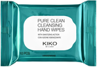 Chusteczki nawilżane Kiko Milano Pure Clean Cleansing Hand Wipes 10 szt (8025272977890)