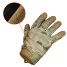 Тактичні захисні рукавички універсальні польові рукавиці для силових структур CAMOTEC 7221(L) Мультикам TR_7221(L) - зображення 2