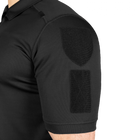 Поло футболка мужская тактическая полевая универсальная для силовых структур Camotec 1801 XXL Черный TR_1801XXL - изображение 5