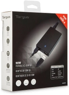 Zasilacz uniwersalny Targus Compact Laptop & USB Tablet Charger EU Black (APA042EU) - obraz 4