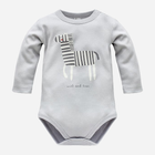 Дитячий боді-комбінезон Pinokio Wild Animals Longsleeve Bodysuit 62 см Сірий (5901033250699)