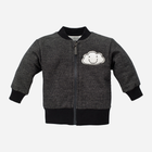 Дитяча толстовка Pinokio Happy Day Zipped Sweatshirt 62 см Чорна (5901033219023) - зображення 4