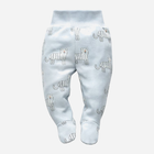 Дитячі штани Pinokio Wild Animals Sleep Pants 62 см Сині (5901033251344) - зображення 1