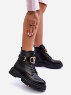 Жіночі черевики Lalede 39 Чорні (5905677887334) - зображення 6