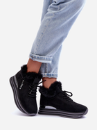 Zimowe sneakersy damskie na platformie ocieplane Jamarie 39 Czarne (5905677683264) - obraz 2